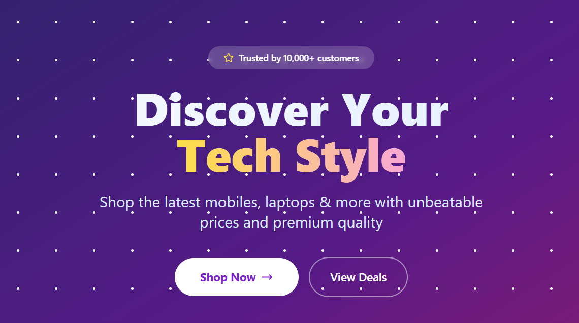 Tech Store ~ MERN Stack E-Commerce